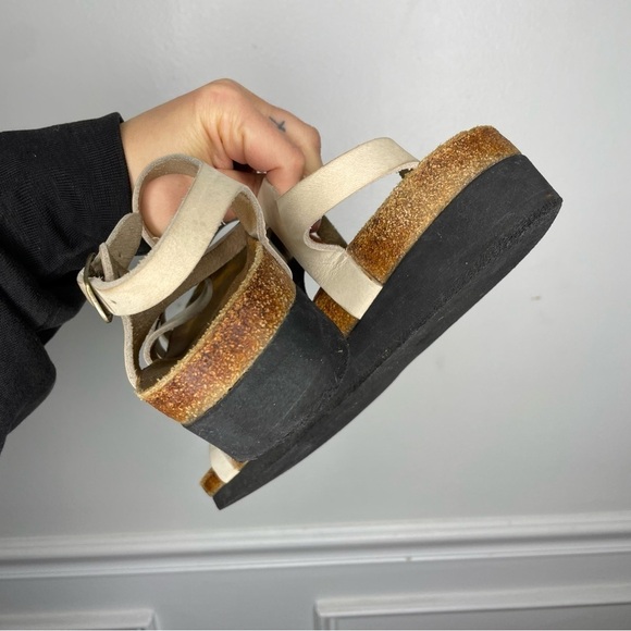 Hautnah Leather Strappy Cork Sole Sandal EU 40 US 9.5 - Picture 7 of 10